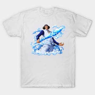 Aokiji Marine Admiral with ice sword T-Shirt